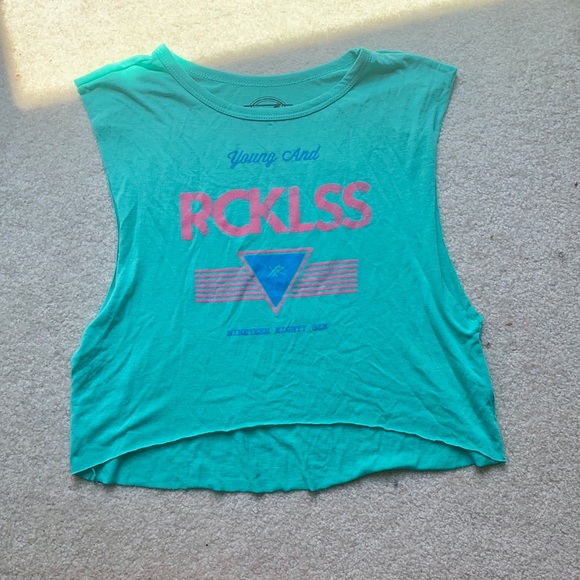 Young and Reckless Muscle Tee - Picture 1 of 5